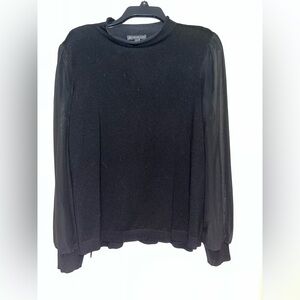 Adrianna Papell Black Cowl Neck Sweater